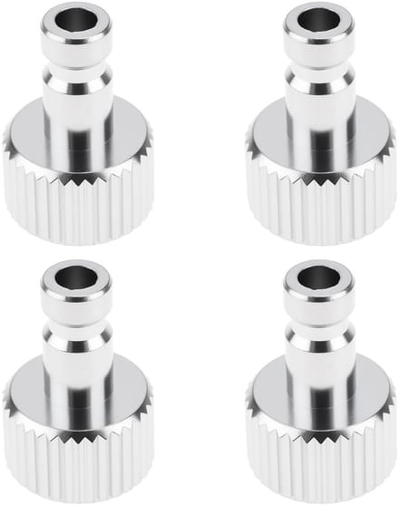 Dailygoods - 4 Stuks Airbrush Quick Release Plug 1/8"