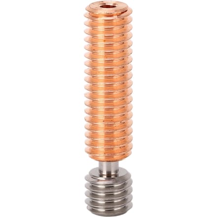 Bimetaal Keel Nozzle Hittebestendig Ti Legering Koper Draad Upgrade Hotend Heatbreak voor 3D beige