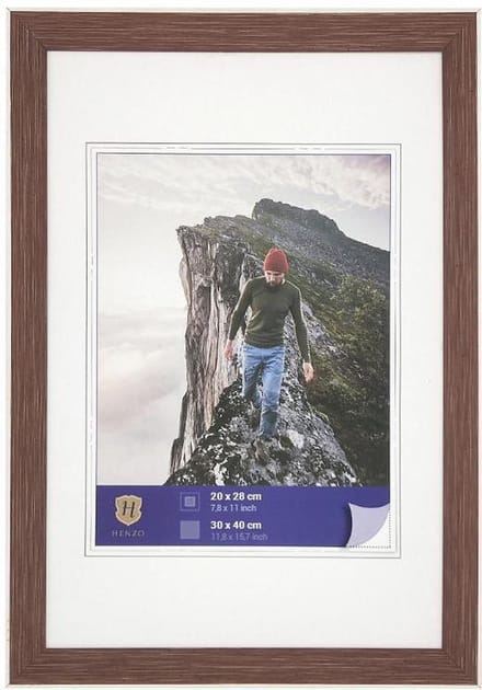 Fotolijst - Henzo - Edge - Fotomaat 30x40 cm - Roodbruin