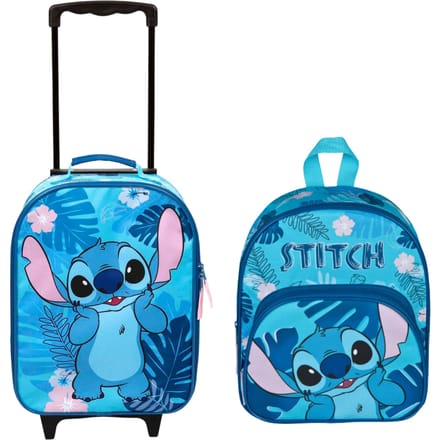 Lilo & Stitch reisset; trolley en rugzak