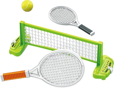Tafeltennisset - Sporttoestel - Interactief spel - Draagbaar net - 24 x 15 x 5 cm - Niet gespecificeerd
