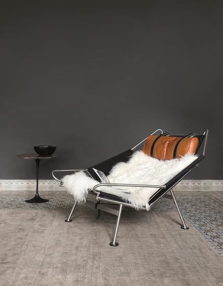 LIGNE PURE Current – Vloerkleed – Tapijt – handgeweven – viscose – modern – grijs - 200x300cm