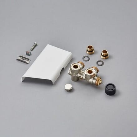 connection fitting 976021 for Zehnder Yucca, short cover 976021