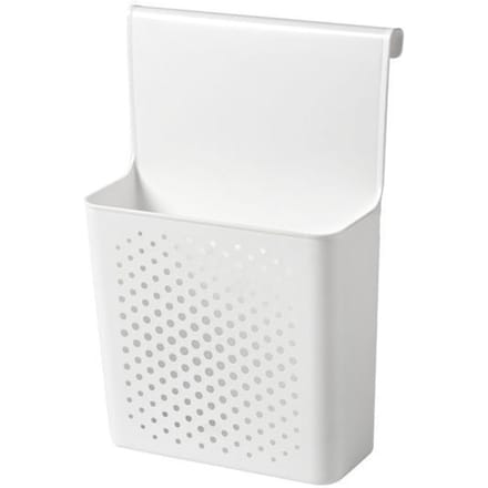 Keukenkastdeur Organizer Plastic Ponsvrij Kastdeur Hangrek voor Kruiden white