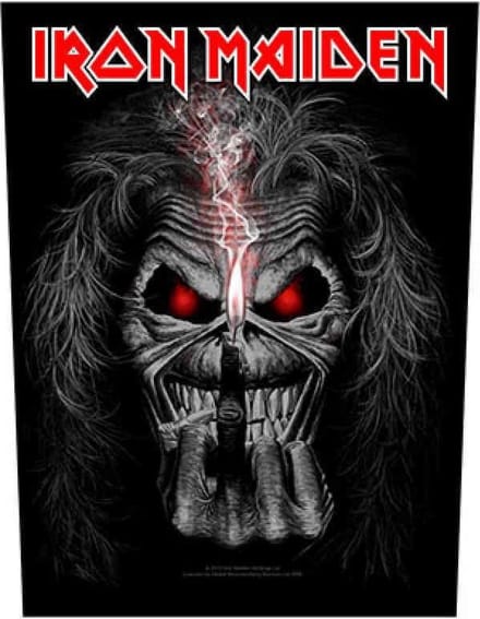 Iron Maiden - Eddie Candle Finger Rugpatch - Multicolours