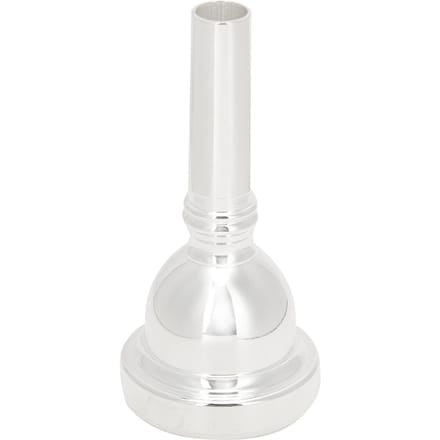 Embouchure de trombone alto 12C en laiton plaqué argent, accessoires pour instruments de musique white