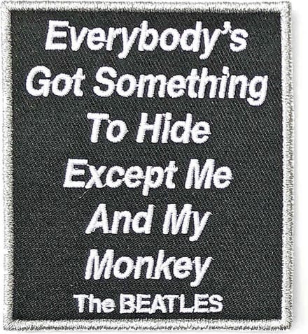 The Beatles - Everybody's Got Something To Hide Except Me And My Monkey Patch - Zwart