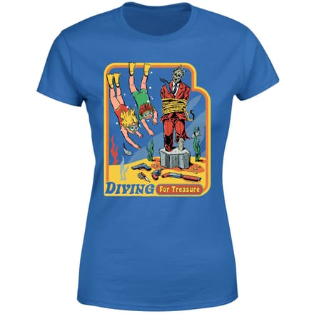 Diving For Treasure Women's T-Shirt - Blue - M - Blue