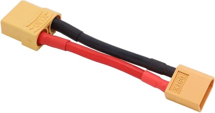 XT60 XT90 Kabel - Adapter Verloop - RC Voertuig Aansluiten - 12AWG Dikke Draad - 100mm Lengte - Zwart