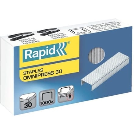 Rapid Omnipress 30 - staples - 6 mm - pack of 1000