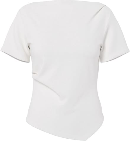 Pieces T-shirt PCSIRENE GEDRAPEERD