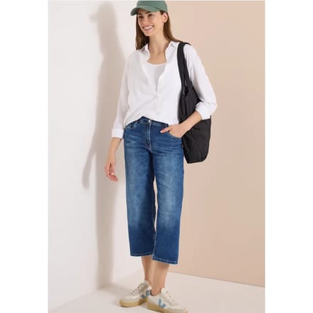 3/4 Wide Legs jeans in Loose Fit
