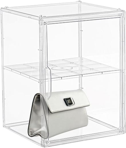 Opbergdoos Portemonnee - Transparante Organizer - Luxe Goederen Tonen - Magnetische Deur - Extra Groot - Transparant