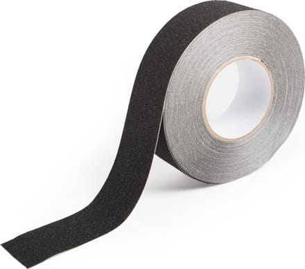Antislip tape voor trappen zelfklevend 50mm breed - Zwart - Rol 18,3 meter