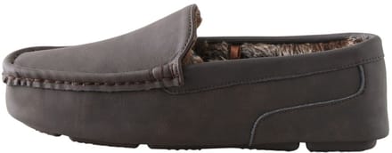 Next - Heren - Mocassinpantoffels met voering van imitatiebont - Bruin