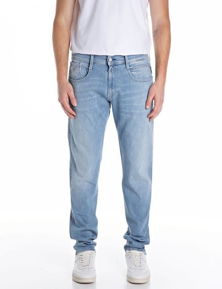 Replay Jeans Anbass Hyperflex Slim Fit LIGHT BLUE (M914Y.000.661 800 - 10)