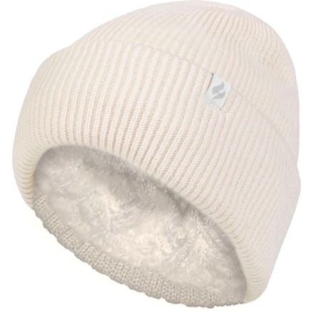 Heat Holders - Gevoerde geribbelde omzethoed voor dames - Room