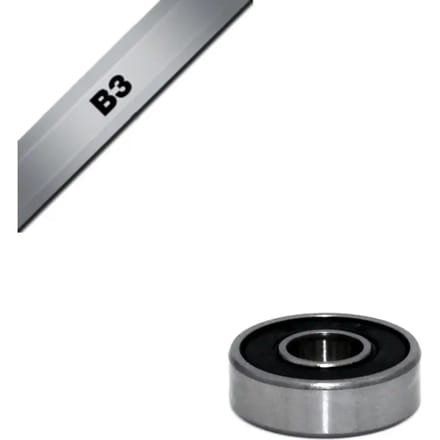 Lager Black Bearing B3 - 607-2RS - 7 x 19 x 6 mm