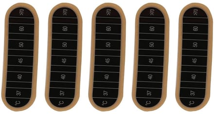STUKS Stick On Thermometer Strip - Kleurveranderende Temperatuur Sticker voor RVS Melkopschuimer