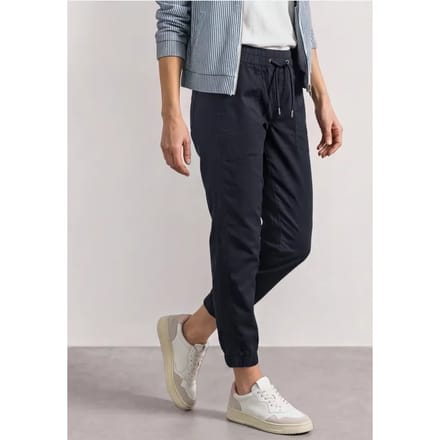 Slim Leg broek in papertouch kwaliteit