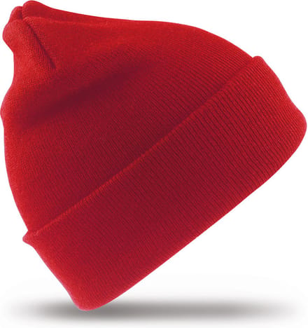 Heren/dames Beanie Wintermuts - rood - 100% acryl wol - warme mutsen - Dubbel dikke stof