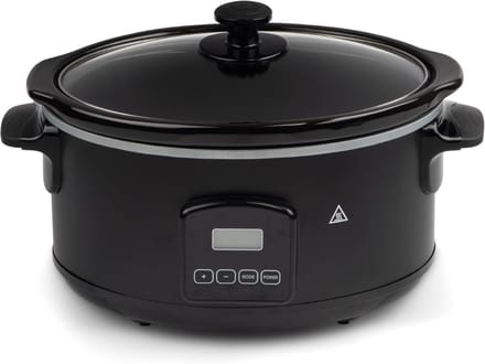 VLSelect® Slowcooker Met Timer - Keramische Binnenpan - Warmhoudfunctie - 6 Liter
