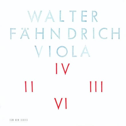 Walter Faehndrich - Viola (LP)