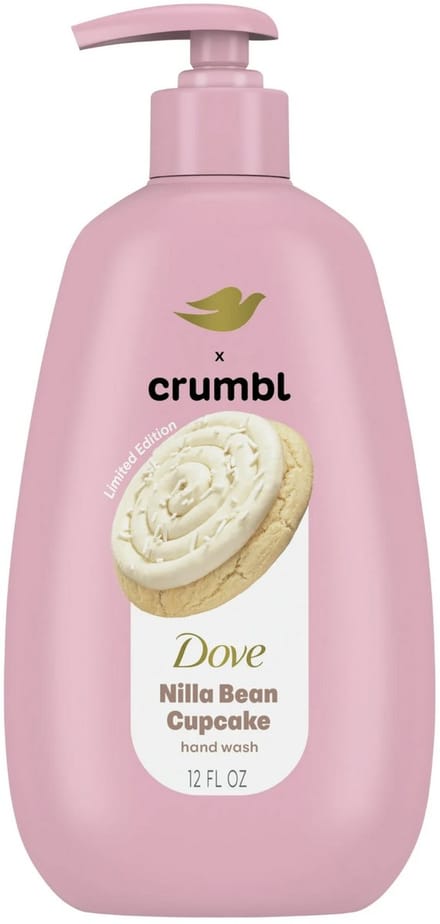 Dove Crumbl Moisturizing Liquid Hand Soap Nilla Bean Cupcake