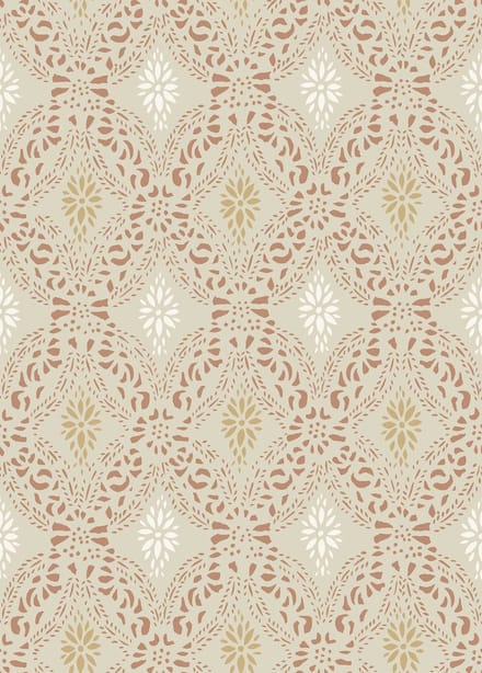 Boråstapeter Vliesbehang 8055 - Anno II - Botanisch Rood - 53cm x 10.05m