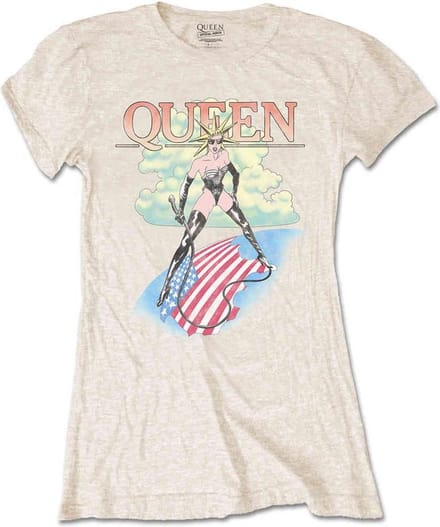 Queen - Mistress Dames T-shirt - S - Creme