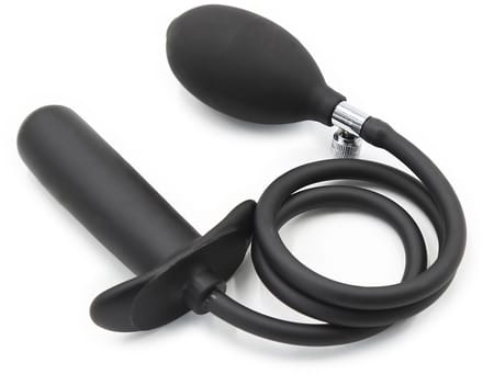 Kiotos - Opblaasbare Dildo Glad - Zwart