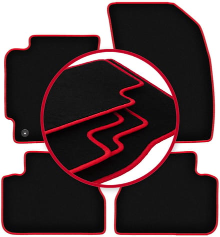 CARLUX-RED automatten voor: Chevrolet Evanda sedan (2006-2012)