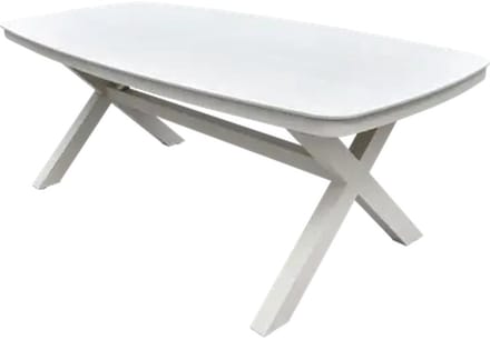 Les - Davos tuintafel Deens ovaal 200x100 cm - créme