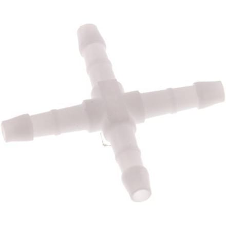 4 mm POM Kruis-Slangkoppeling [10 Stuks]