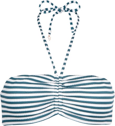 Brunotti - Suus-Stripe - Bikini Topje Snow - Dames - Bandeau Bikini Top - Uitneembare Vulling - Multiway - 44