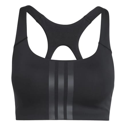 Adidas Optime Workout 3 Stripes Sportbeha Met Medium Impact Zwart M Vrouw