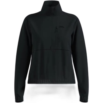 Odlo Classic Fleece Met Halve Rits Zwart L Vrouw