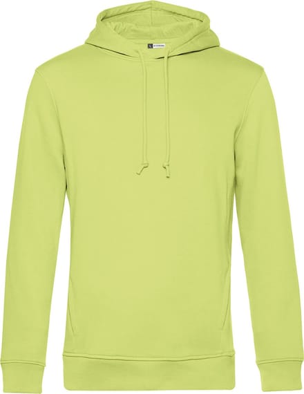 Organic Inspire Hooded° B&C Collectie maat L Limoengroen