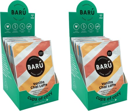 BARÚ Vanilla Chai Latte - Bundel met Sachets - 2 x 12 stuks - 24 porties