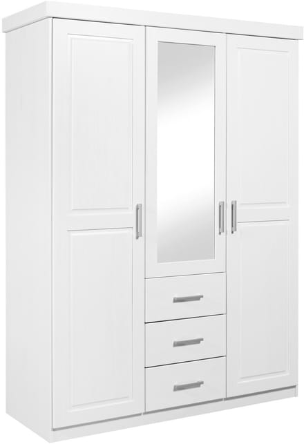 Interlink SAS Geraldo - Kledingkast - Wit - Hout