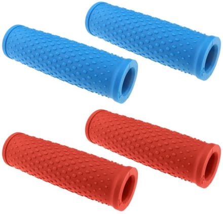 Dailygoody - Stuurgrepen - Antislip siliconen - Rood en blauw