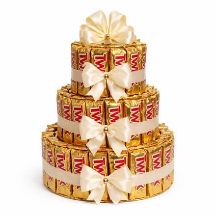 Twix snoeptaart - 3 lagen - Luxecadeaumanden