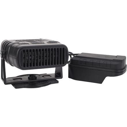 Ruimteverwarmer met Dubbele USB 2 Temperatuurinstellingen Draadloze Verwarmer voor BL1830 BL1850 BL1840 BL1845 BL1815 BL1820 BL1860B black