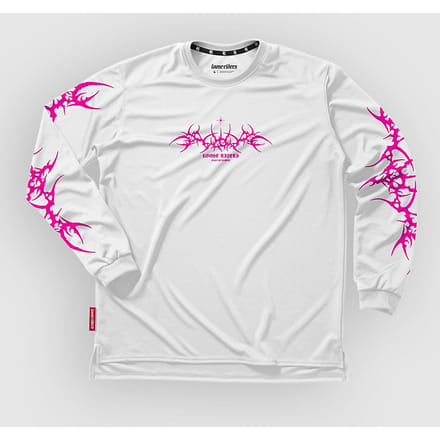 Loose Riders Tribe Long Sleeve Jersey wit