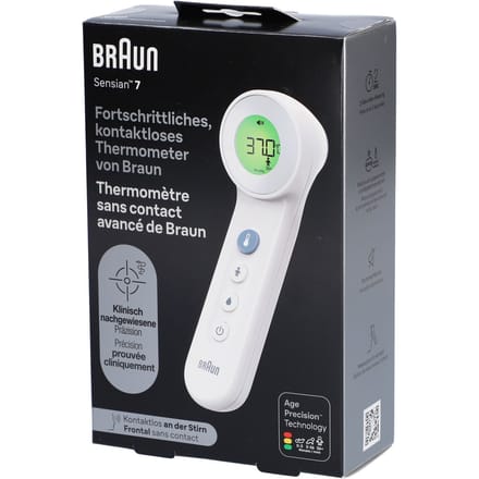 Braun Touch + No-Touch zonder Contact Voorhoofdthermometer Age Precission BNT400 1 Thermometer