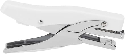 Tang Nietmachine - Nietpistool Kantoor - Documenten Binden - Volledig Metaal - 20 Vel Capaciteit - Wit