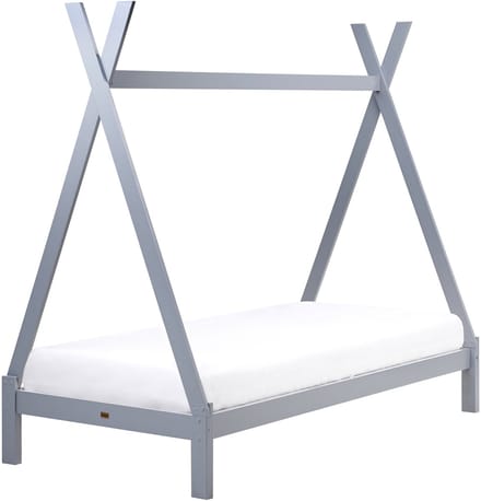 DEVAY - Kinderbed - Grijs - 90 x 200 cm - Grenenhout