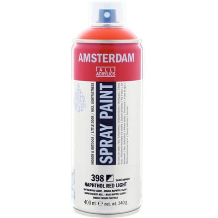 Spuitbusverf - Spraypaint - #398 - Naftolrood Licht - Amsterdam - 400ml