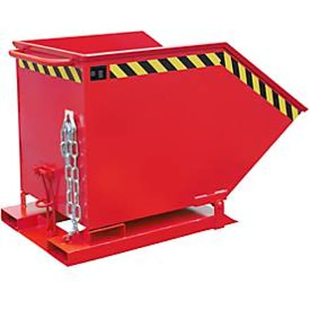 Kiepcontainer KK 600, rood (RAL 3000)