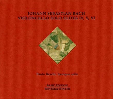 Bach: Violoncello Solo Suites IV, V, VI / Paolo Beschi